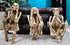 Ebros Gift Whimsical Gothic Skeletons Shelf Sitter Figurines, See No Evil Hear No Evil Speak No Evil