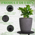 ZYNERY 10 PCS Plant Level Pot Elevator, Planter Stands for Outdoor Plants, Pot Saucers, Indoor Plant Risers, 11.8in