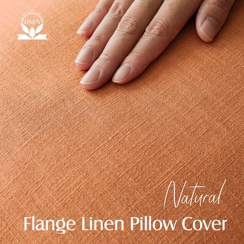 Pack 2, 12 20 Inch Foindtower of Decorative Linen Soild Throw Pillow Covers Soft Accent Lumbar Cushion Case Boho