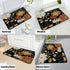 MitoVilla Black Boho Bathroom Runner Rug Mat, Washable Modern Bath Mats, Non Slip Absorbent Carpet for Bathroom Decor