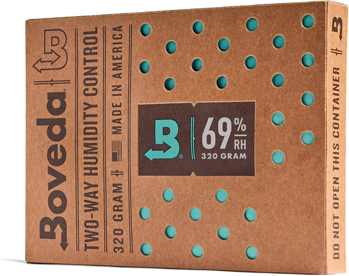 Boveda 69% Two-Way Humidity Control Pack - For Large Wood Humidifier Boxes & Coolers, Size 320