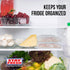 Stay Fresh Bacon Keeper, 1lb Plastic Container for Refrigerator, Preserves Freshness, Prevents Spoilage, No Mess Storage