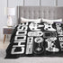 Your Weapon Gamer Gaming Gifts - Ultra Soft Flannel Throw Blankets for Living Room, Bedroom, Couch, Office (50"x40")