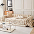71"x91", 1 VClife Bohemian Aztec Accent Chair Cover Beige White Geometric Tribal Chenille Armchair Slipcover Reversible