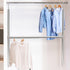 DecoBrothers Adjustable Hanging Closet Rod, Chrome
