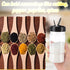 30 Pack 10.1 oz Mimorou Plastic Spice Jars with Shaker Lids Clear Seasoning Containers Bottles for Kitchen Storing