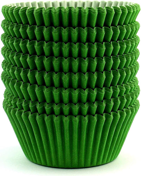 Eoonfirst Standard Size Baking Cups - 200 Pcs Christmas Day Party Cupcake Liners in Green