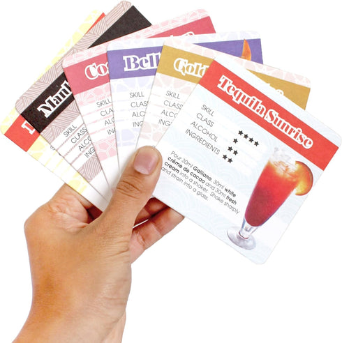 SUCK UK Cocktail Recipe Drink Mats