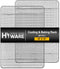 Hiware 2-Pack Cooling Racks for Baking, 10" x 15", Stainless Steel Wire Cookie Rack Fits Jelly Roll Sheet Pan