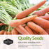 Pack 6 58, Carrot Seeds Variety for Planting Variety Carrot Seed Collection with Little Finger, Danvers, Scarlet