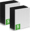 C545 Replacement Filter, Compatible with Winix C545 Air Purifier, Part 1712-0096-00, 2 HEPA Filters and 8 Activated