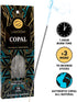 Copal Incense Sticks Smudge Kit (70 pcs) — 100% Pure Long Burning White Copal Resin from Mexico