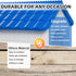 CSQOO Chicken Nesting Box, Waterproof Hens Nesting Boxes with Chicken Nesting Pads for Laying Eggs, Wall Mount Nesting