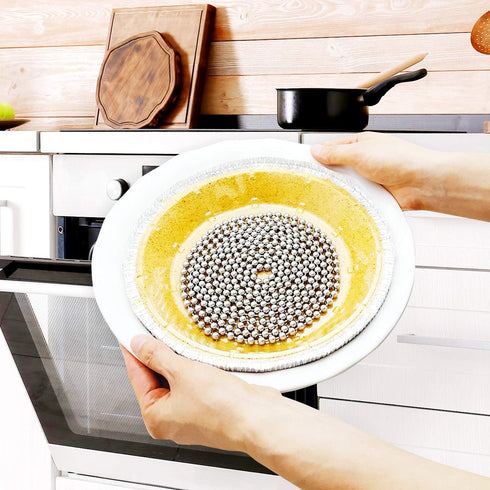 Stainless Steel Chain Pie Weights for Baking Supplies | Reusable, Easy to Clean, Oven Safe (6 feet)