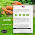(2 Packs) Royal Chantenay Carrot Seeds for Planting Heirloom Short Carrots for Heavy Soil Sweet, Tender Roots for Fall