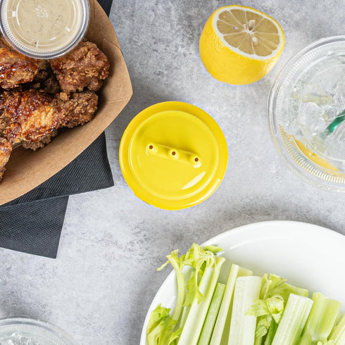 Restaurantware-24 6 Ounce Condiment Squeeze Bottles, Squeeze Bottles With Triple Dispersion Tips - Large, Flexible
