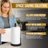 2 1 Countertop BLUJAYE in Paper Towel Holder with Spray Bottle - Matte Black Paper Towel Holder & Spray Bottle