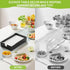 TiHau Acrylic Guest Towel Napkin Holder, Black Bathroom Paper Hand Towels Storage Tray, Disposable Paper Towel Holder