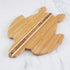 Totally Bamboo Sea Turtle Shaped Cutting Board and Charcuterie Serving Tray, Great for Display