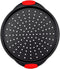 Round Pizza Pan with Holes, Non-Stick Carbon Steel Pizza Tray for Oven Cooking, Baking, Grilling, Dishwasher Safe