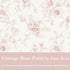 Country 96 2 Set Pink Curtains for Nursery Girls Bedroom,French Sheer Blush Floral Victorian Toile Whimsical Pastel