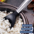 Rice Spoon, Silicone Rice Paddle Nonstick Rice Serving Spoon, Stainless Steel Heat-Resistant Cooking Utensil with