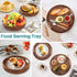 13.8 inch 35cm SEDISON Rattan Tray / Hand Woven Wicker Tray for Coffee Table Home Kitchen Decorative, Large Rattan
