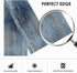 Decor(13x72 inch) Emvency Farmhouse Style Table Runner, Abstract Art Painting Denim Blue Table Runners for Kitchen