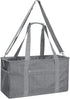 42L 22"x9.8"x11.8" GARPROVM Extra Large Grocery Tote Bag, Reusable Grocery Bags, Foldable Shopping Bag Beach Bag