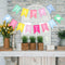 TUPARKA 2pcs Easter Banners, 'Happy Easter' Bunting Garland Decorations, Lightweight Hessian Pennant Shape