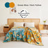 50"x60" MSGKV Throw Blanket for Couch Cotton Cute Ocean Animals Blanket Sofa Chair Blankets Muslin Spring Breathable