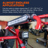 Off-Road ATV UTV Light Bar Mounts, Mounting Bracket Kits for 1"/1.5"/1.75"/2" Inch Vertical Bar, 2 Units