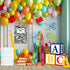 Resholder 14 Pcs Giant School Theme Party Decorations ABC Alphabet Party Favor Box Large Inflatable Pencil Crayon