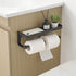 JOOM Hand Towel Holder for Bathroom -Paper Towel Holder Wall Mount - for Bathroom Black Paper Towel Holder with Shelf