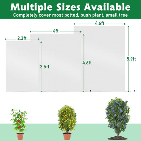 4 4 4.6 Evoio Pcs Garden Plant Fruit Tree Bird Netting Protection Blueberry Bushes Netting Covers Bags with Drawstring