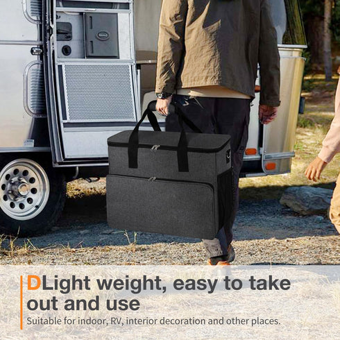 Carrying Case for Bissell Carpet and Upholstery Cleaner 1400B/3353, Storage Bag with Removable Divider