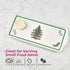 Spode Christmas Tree Sandwich Tray, 15" x 6.5", Decorative Serving Platter for Appetizers, Festive Melamine Dish