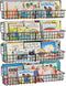 X-cosrack 24 Inch Wall Mounted Kids Bookshelf, Floating Metal Book Shelves for Kids