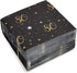 Sparkle and Bash Bulk Happy 80th Birthday Napkins - 2-Ply, Black and Gold, Pack of 100