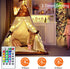 66ft 200LED 2 Pack 33ft 16 StarryEver Fairy Lights Battery Operated, Color Changing String Lights with Remote Timer