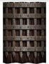 Ambesonne Medieval Stall Shower Curtain - Wooden Castle Wall and Gate Print, Fabric Bathroom Decor, 54" W x 78" L
