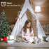 4 Pack 16.4FT 50 Christmas Fairy Lights Battery Operated, LED Auto Timer Dark Green Wire Twinkle Lights