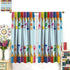 GoDazzling 42" 45" Kids Cartoon Rainbow Pencil Blackout Curtains, Cute Colorful Crayon Printed Window Drapes, for Girls