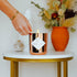 Auric Moon Rosewater + Wildflowers Scented Luxury Soy Coconut Candle, 12 Oz, Hand-Poured in California
