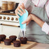 GOOTRADES 7 Pcs-Set Cake Decorating Tips, 5 Writing Tubes, 1 Coupler, 1 Silicone Pastry Bag