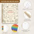 LuBudingJoy Blank Recipe Notebook: Full Page Spiral Hardcover, Holds 140 Recipes (Wood Color)
