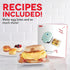 DASH Deluxe Egg Bite Maker with Silicone Molds, Keto & Paleo Friendly, (1 large, 4 mini) - Black for Breakfast