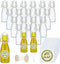Queekay 20 Pack Mini Swing Top Glass Bottles for Vanilla Extract Homemade