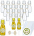 Queekay 20 Pack Mini Swing Top Glass Bottles for Vanilla Extract Homemade
