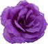 Bright Creations 50 Pack Purple Roses Artificial Flowers Bulk, 3 Inch Stemless Fake Silk for Wedding Decorations